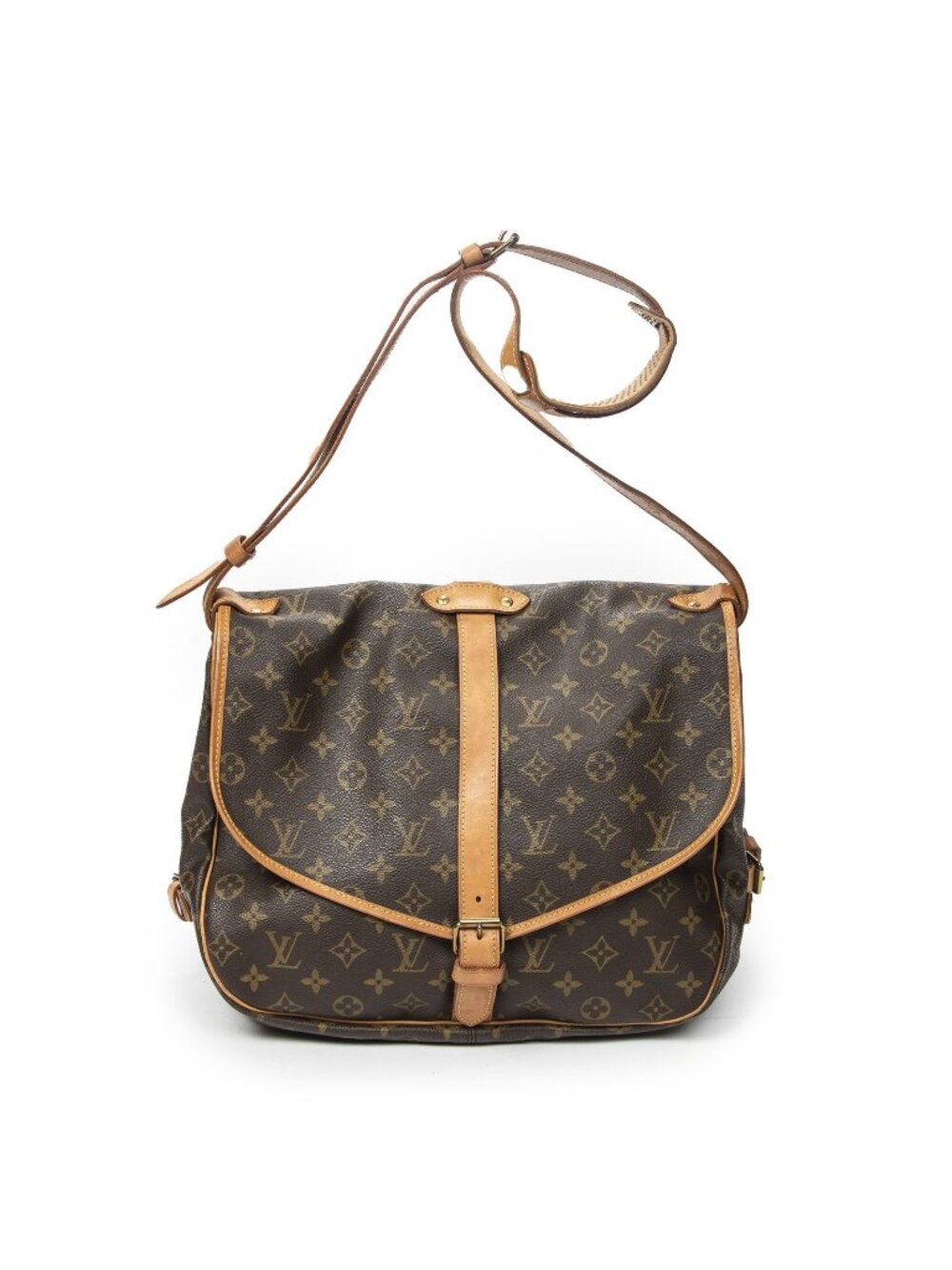 Louis Vuitton Saumur Brown Monogram Canvas Crossbody